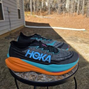 Hoka Mach X 2 1155119 BCQ Black Running Shoes Sneakers Men's Size 10.5 D